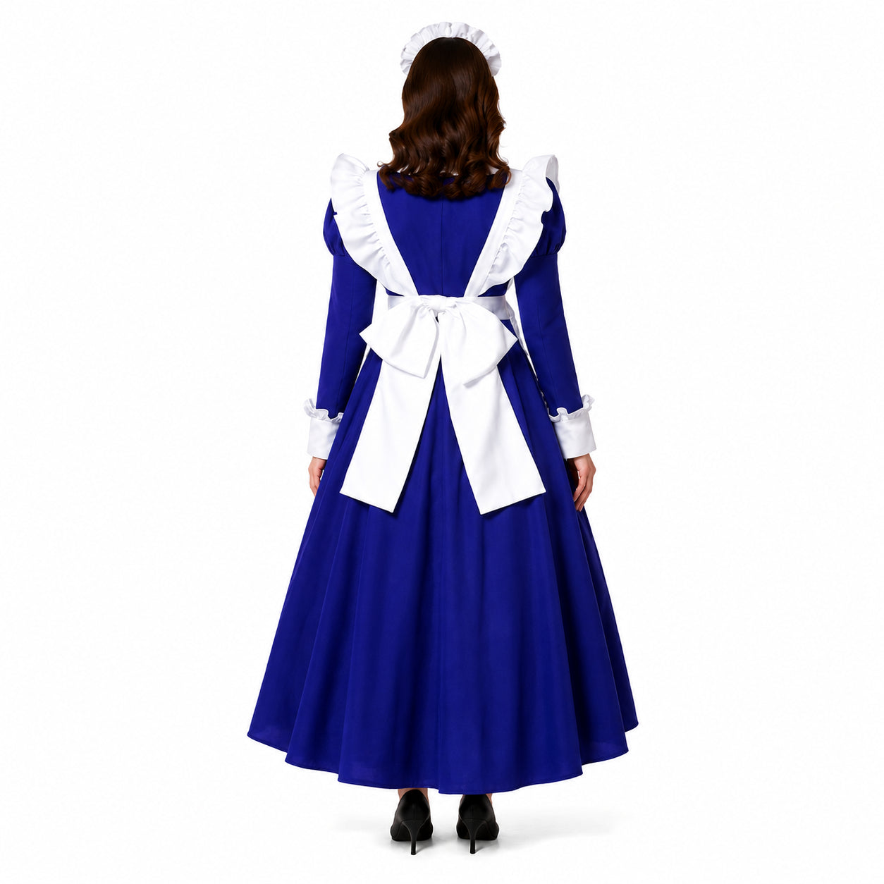 blaues Baumwollkleid CK516
