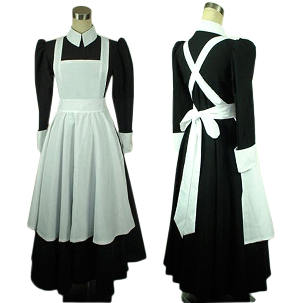 schwarzes Baumwollkleid CK641