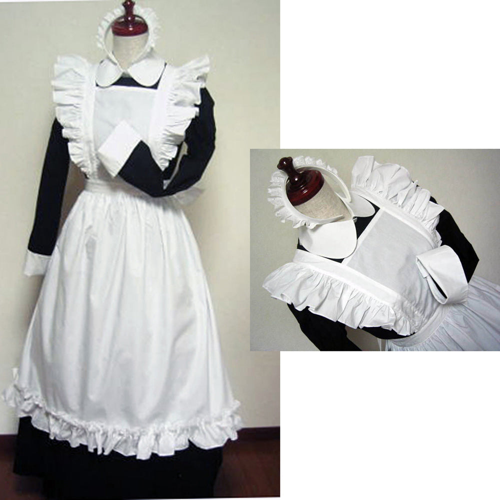 schwarzes Baumwollkleid CK814