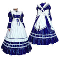 blaues, dünnes PVC-Kleid CK960