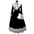 schwarzes Samtkleid G080
