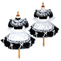 black satin dress G1230
