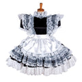black satin dress G1232