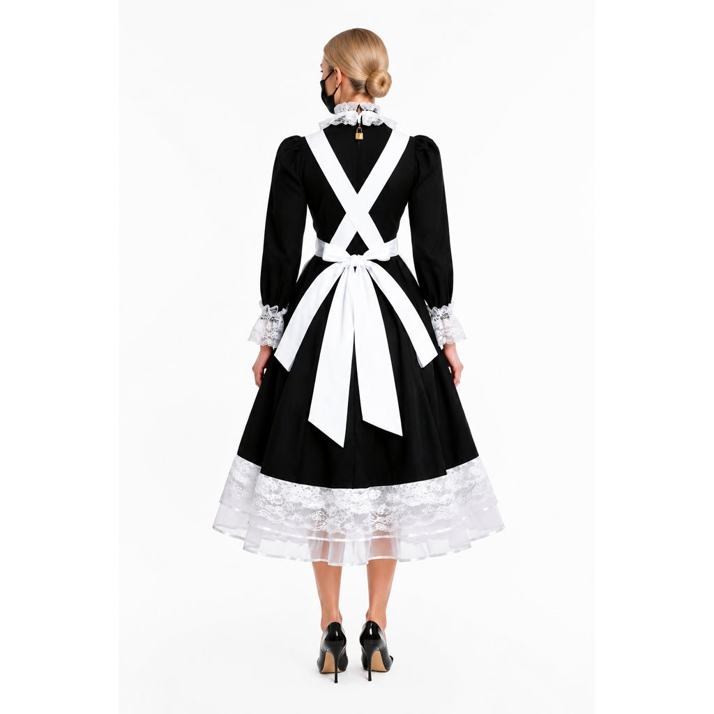 black cotton dress G1233