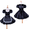 black satin dress G1359