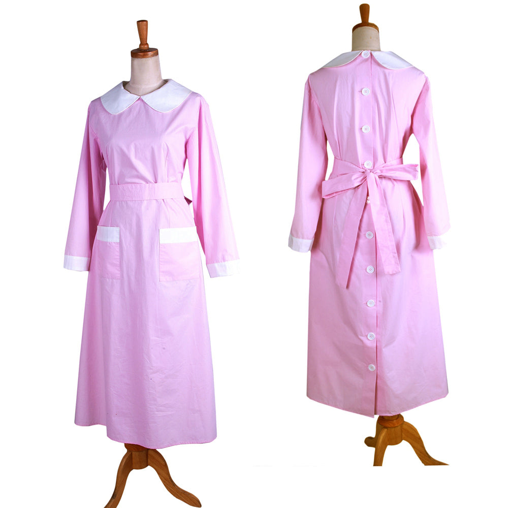 pink cotton dress G1369