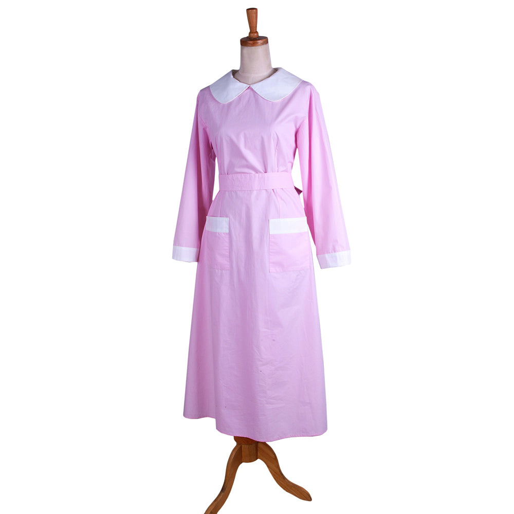 pink cotton dress G1369