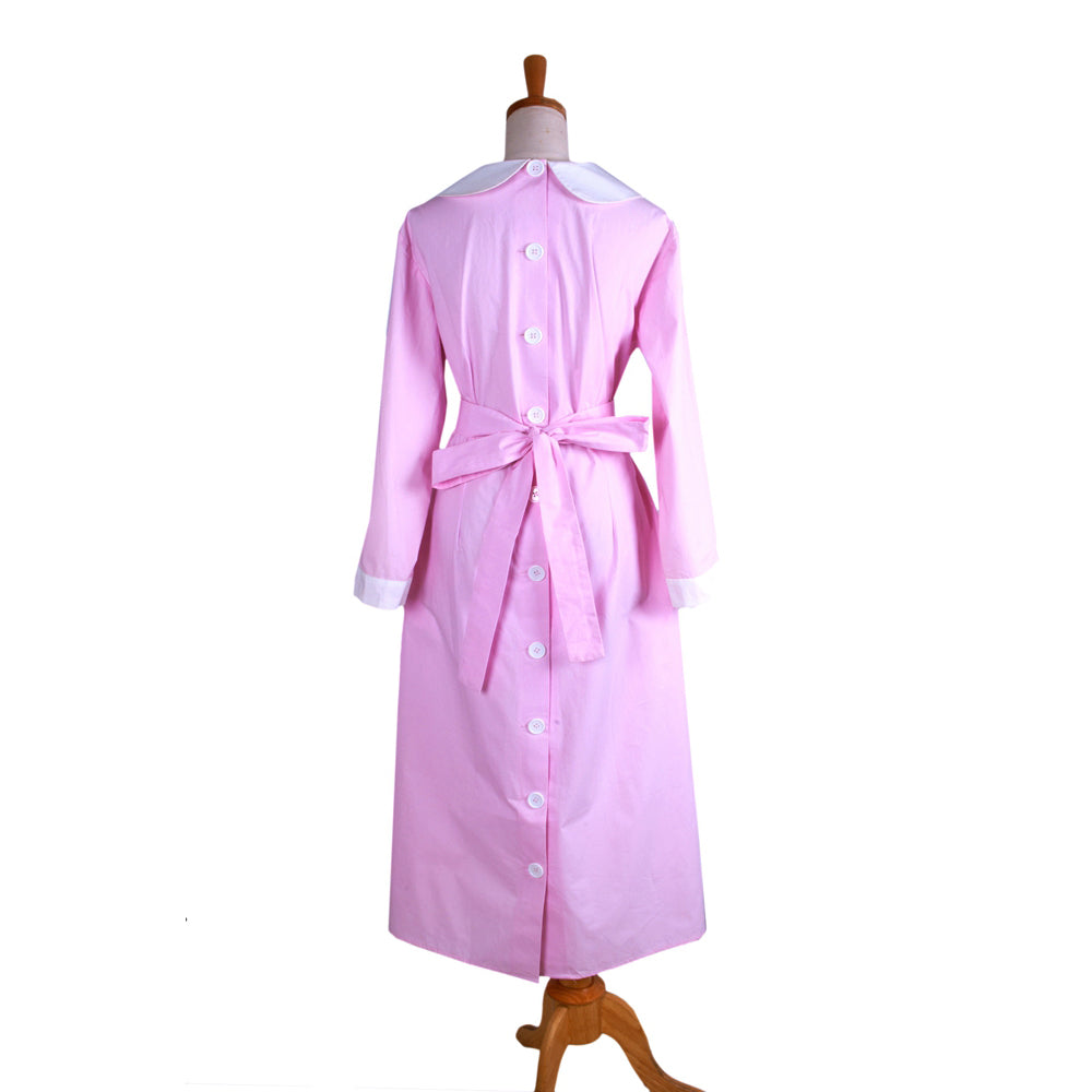 pink cotton dress G1369