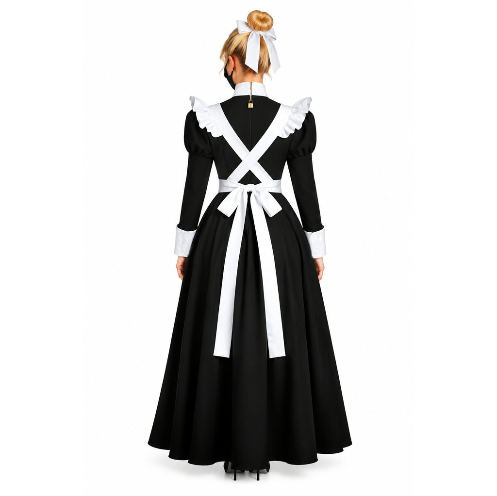 black cotton dress G1410