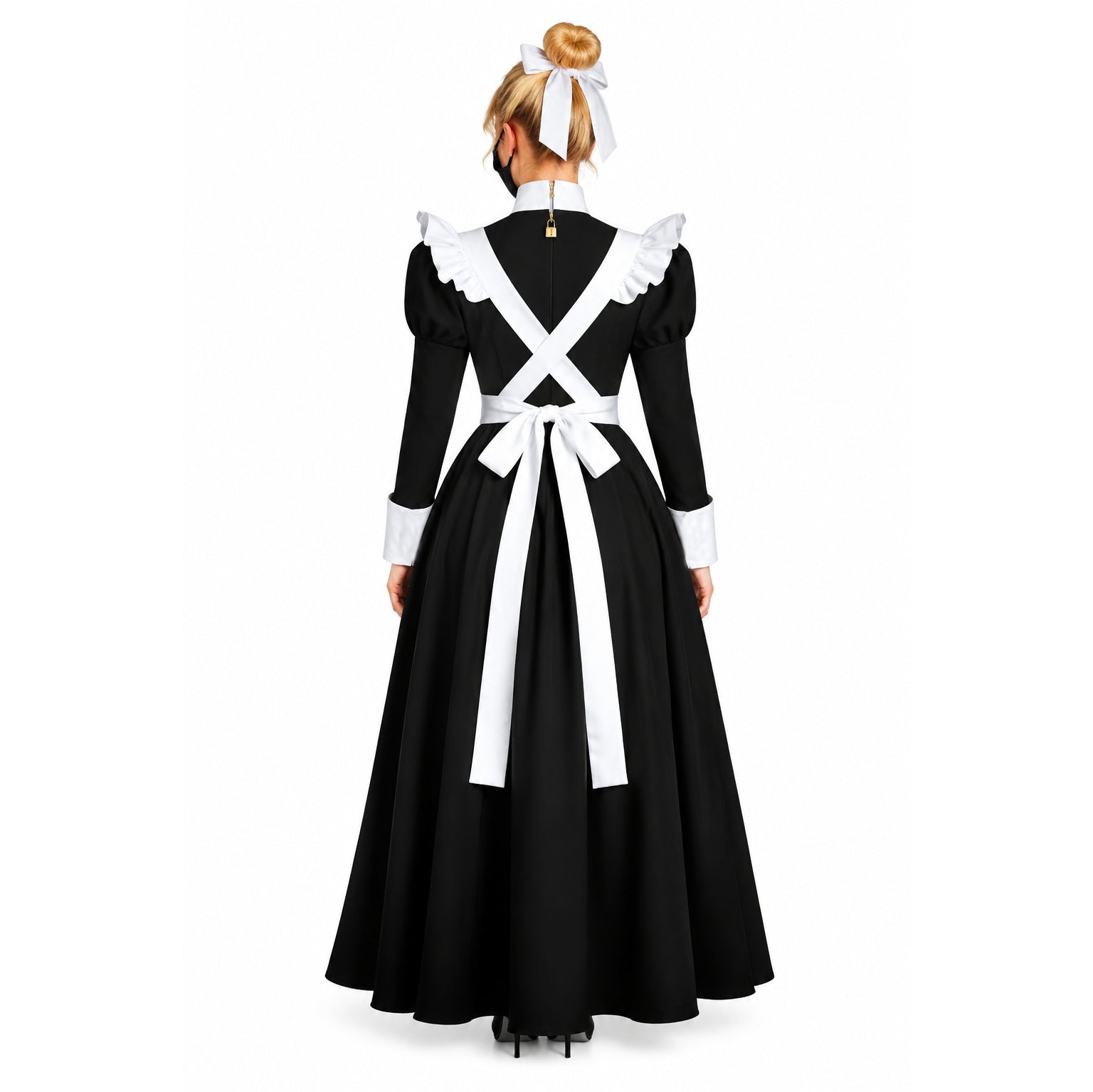 black cotton dress G1410