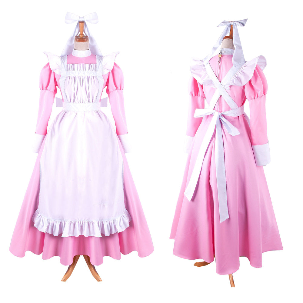 pink cotton dress G1411