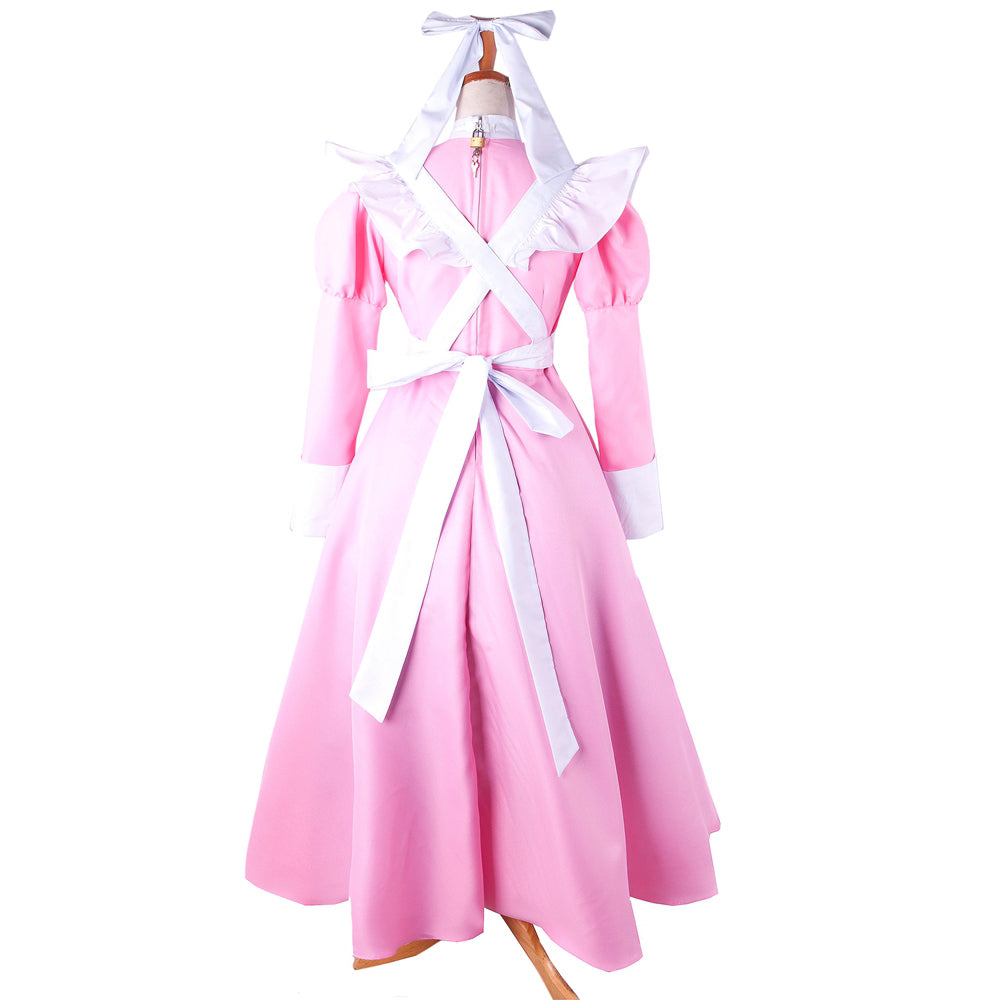 pink cotton dress G1411