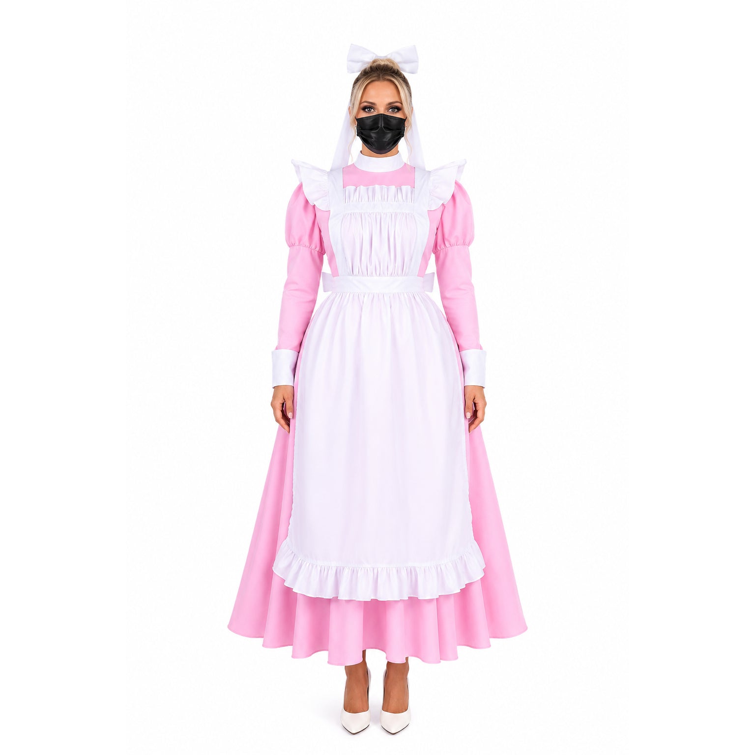 pink cotton dress G1411