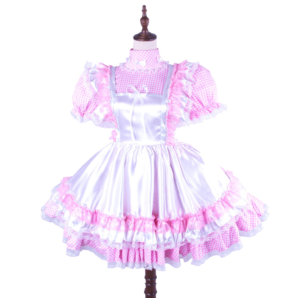 pink cotton dress G1490