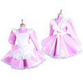 pink thin pvc dress G1547