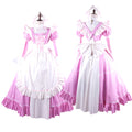 pink thin pvc dress G1564
