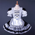 black satin dress G1569