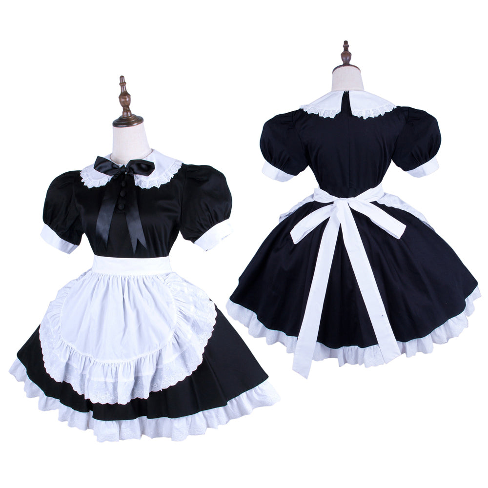 black cotton dress G1571