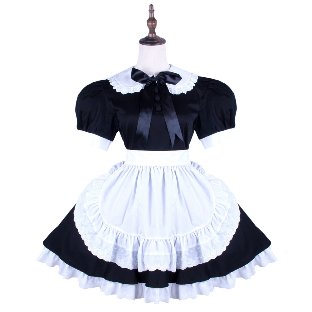 black cotton dress G1571