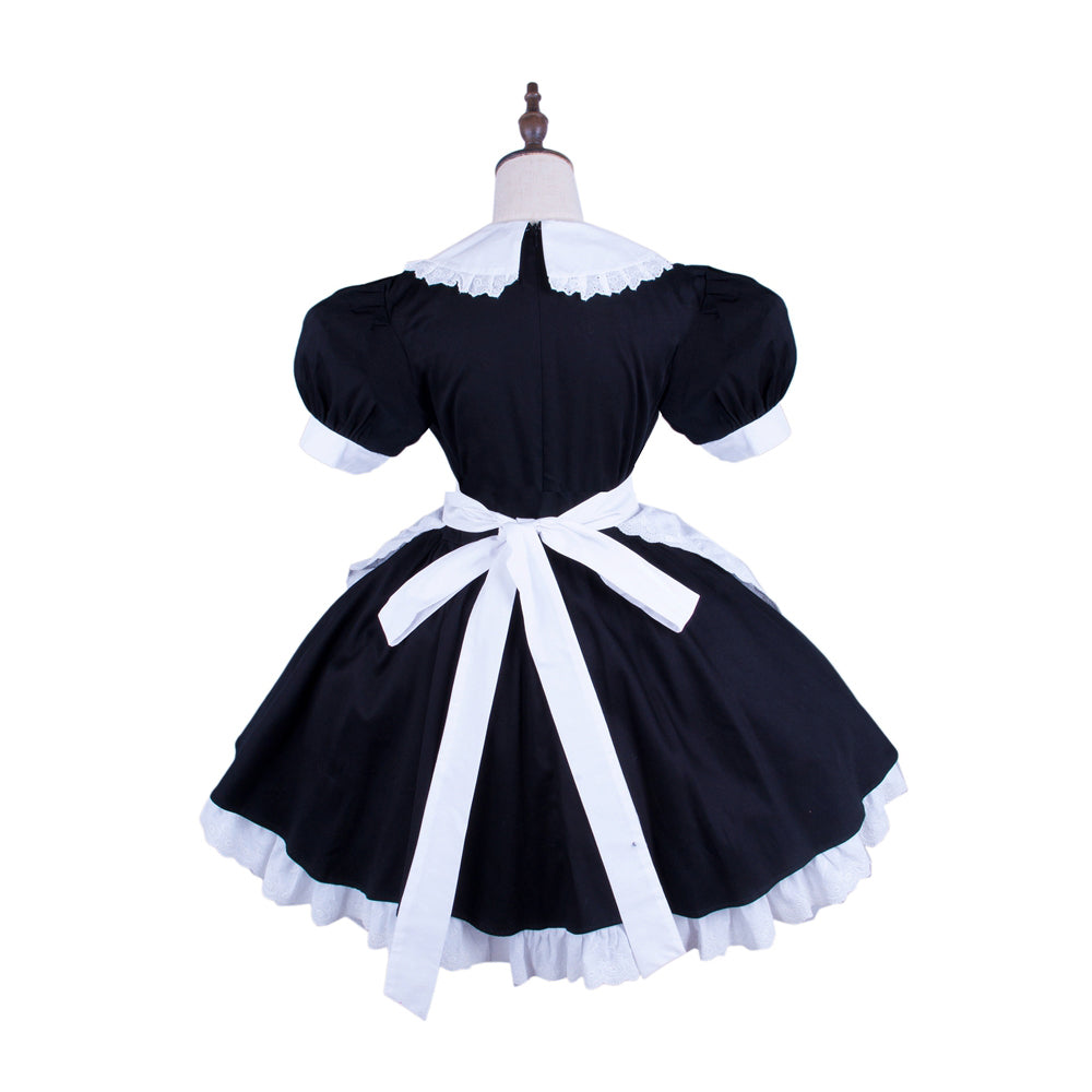 black cotton dress G1571