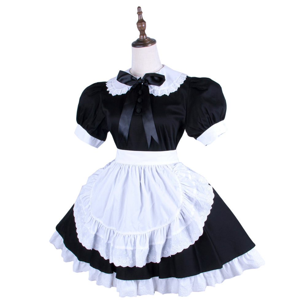 black cotton dress G1571