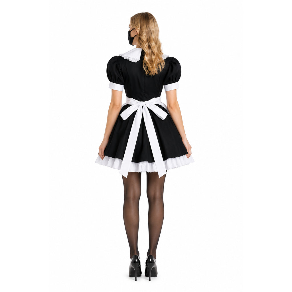 black cotton dress G1571