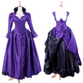 Purple taffeta dress G1573