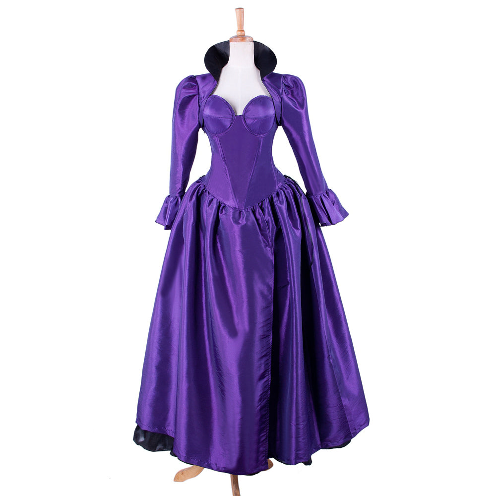 Purple taffeta dress G1573