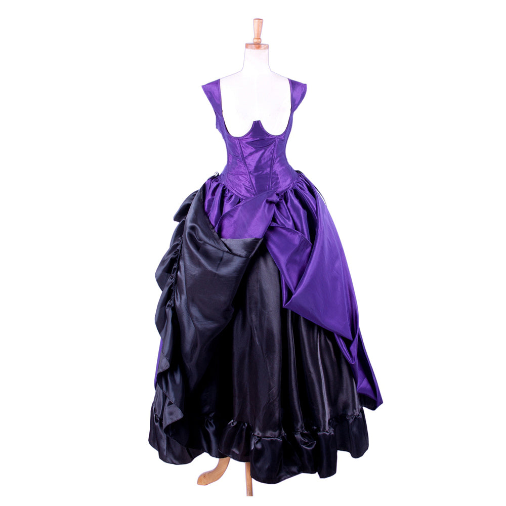 Purple taffeta dress G1573
