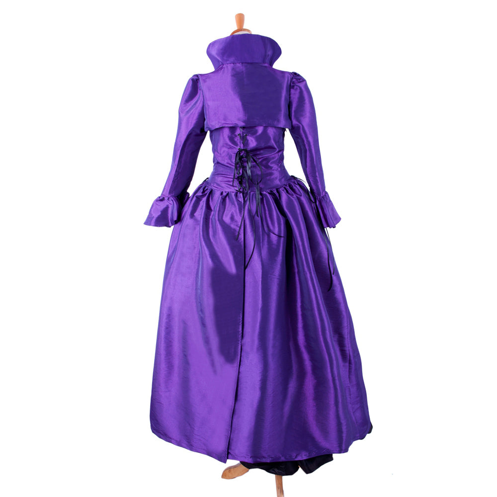 Purple taffeta dress G1573