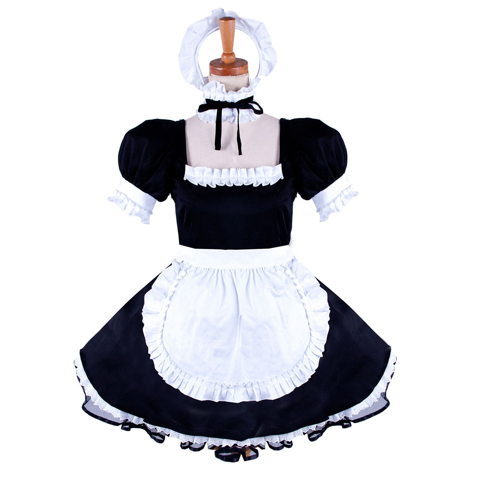 black cotton dress G1591