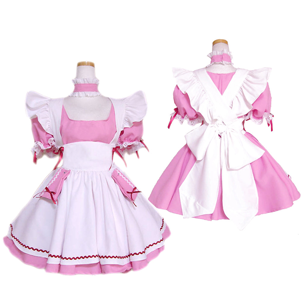 pink cotton dress G1613