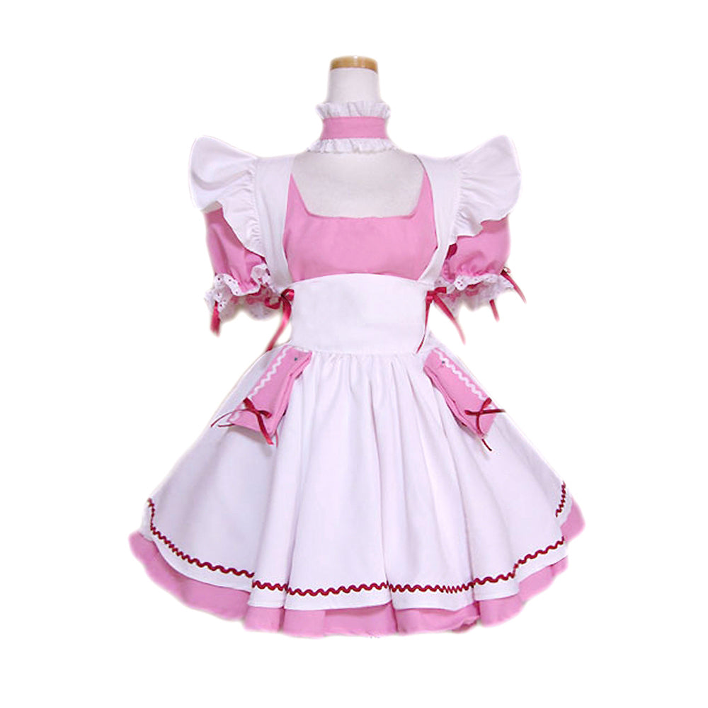 pink cotton dress G1613