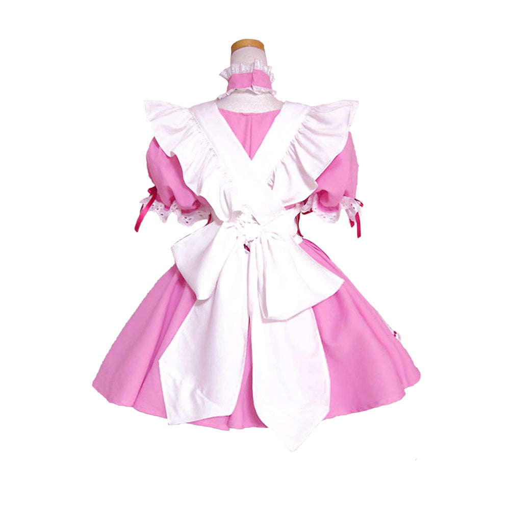 pink cotton dress G1613