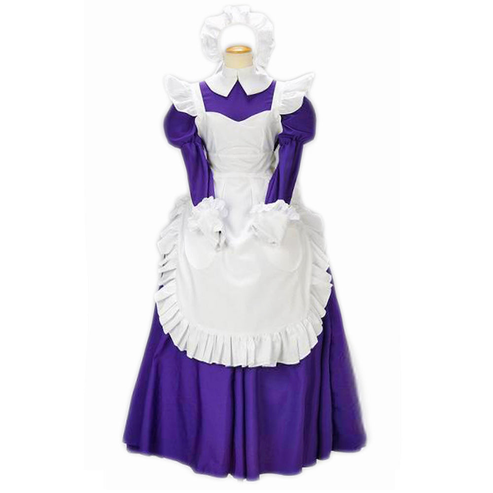 Lila Baumwollkleid G1616