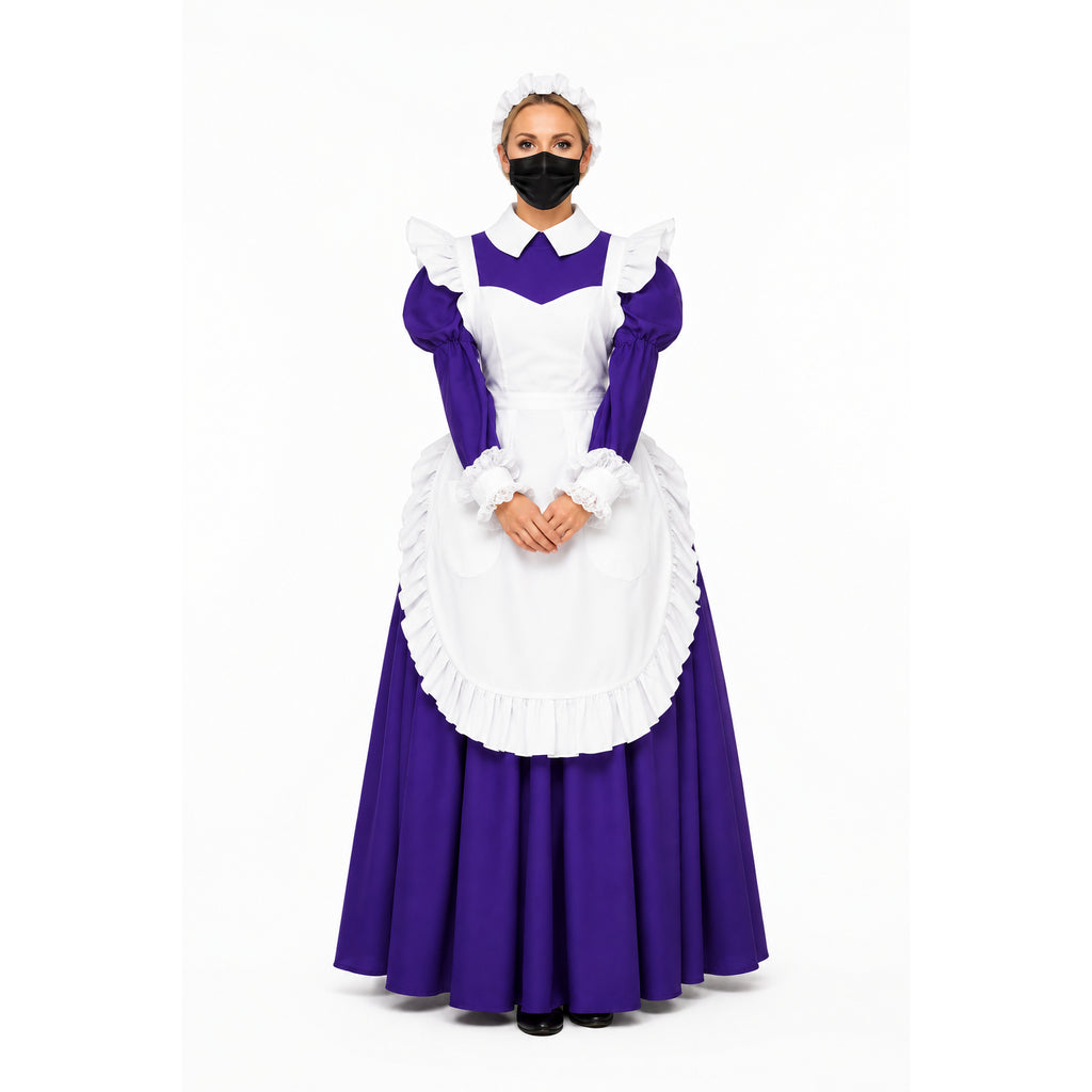 Lila Baumwollkleid G1616