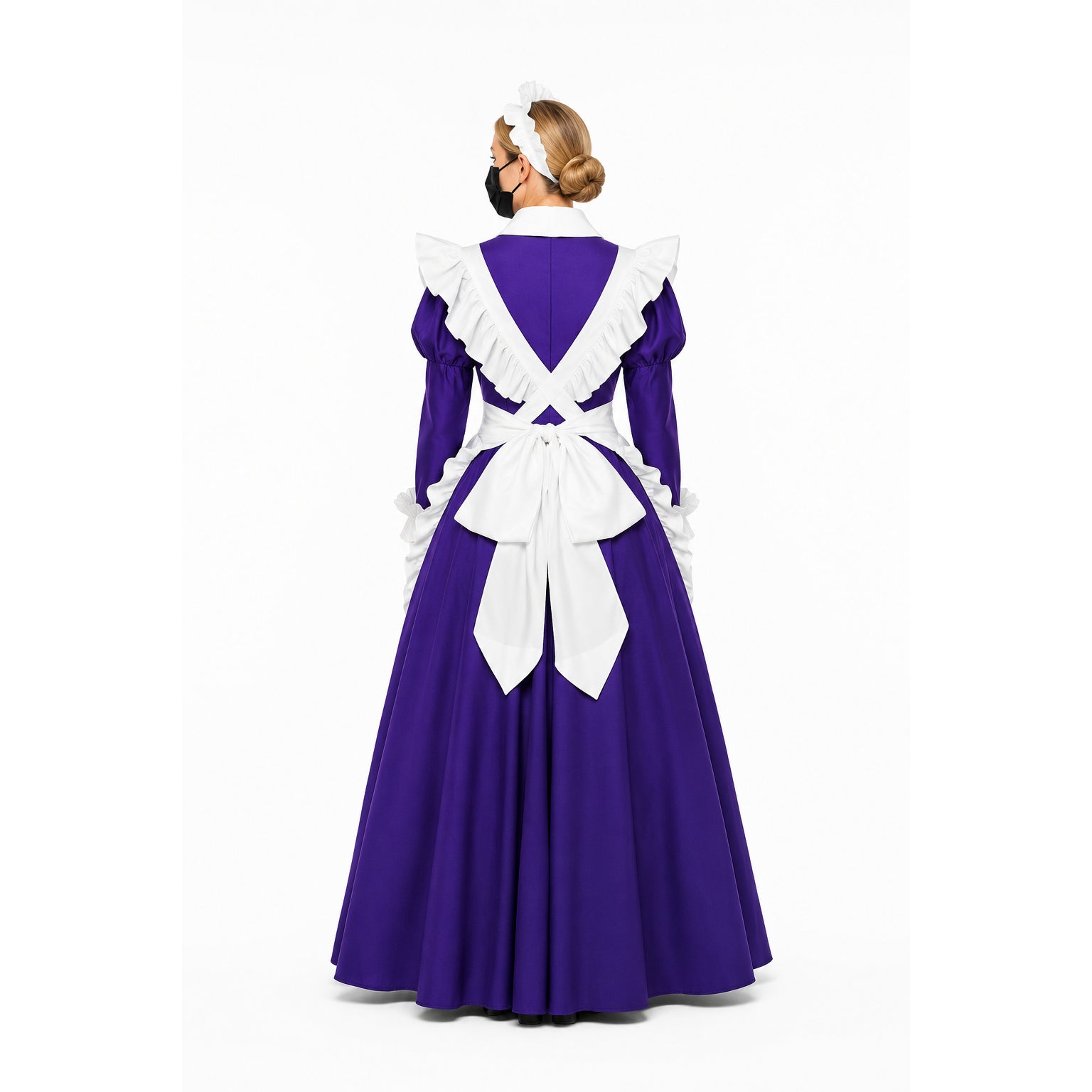 Lila Baumwollkleid G1616