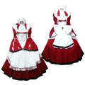 red thin pvc dress G1638