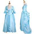 Babyblaues Taftkleid G1641