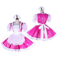 hot pink thin pvc dress G1658