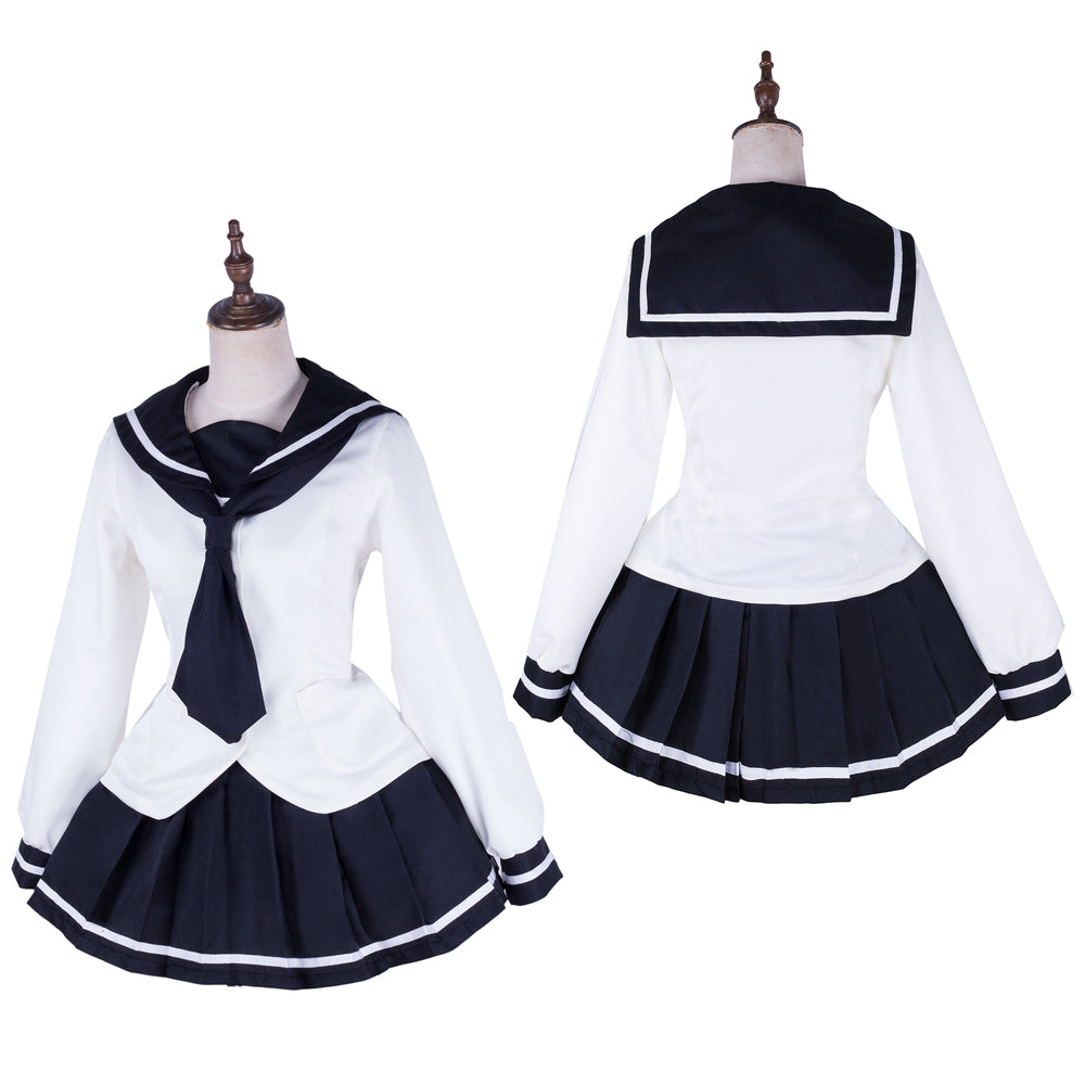 Navy and White Sailor Schoolgirl Costume G1660