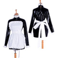 robe noire en PVC épais G1743