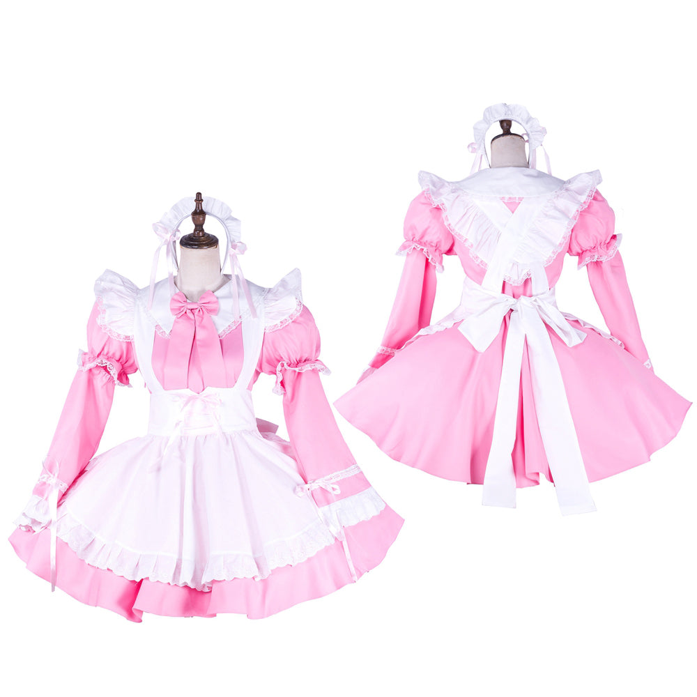 pink cotton dress G1746