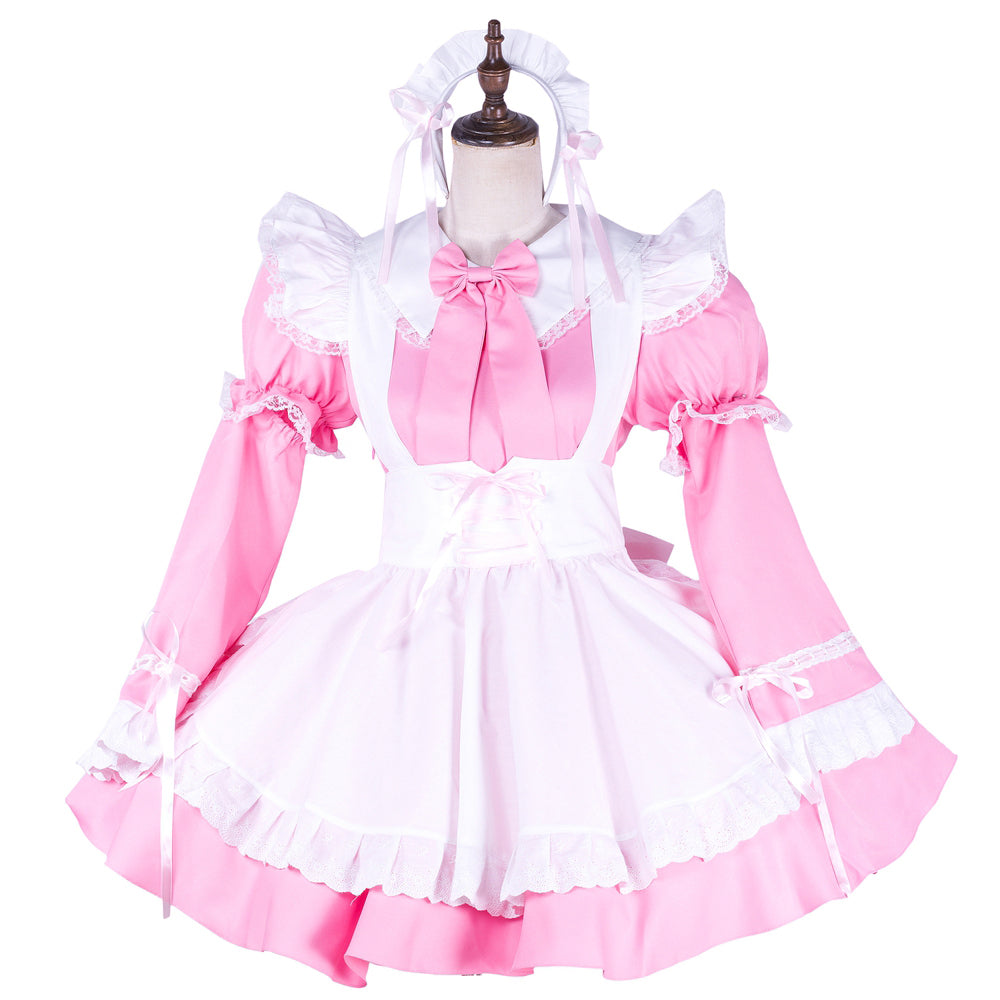 pink cotton dress G1746