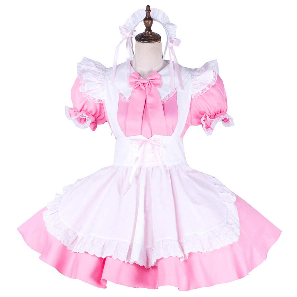 pink cotton dress G1747