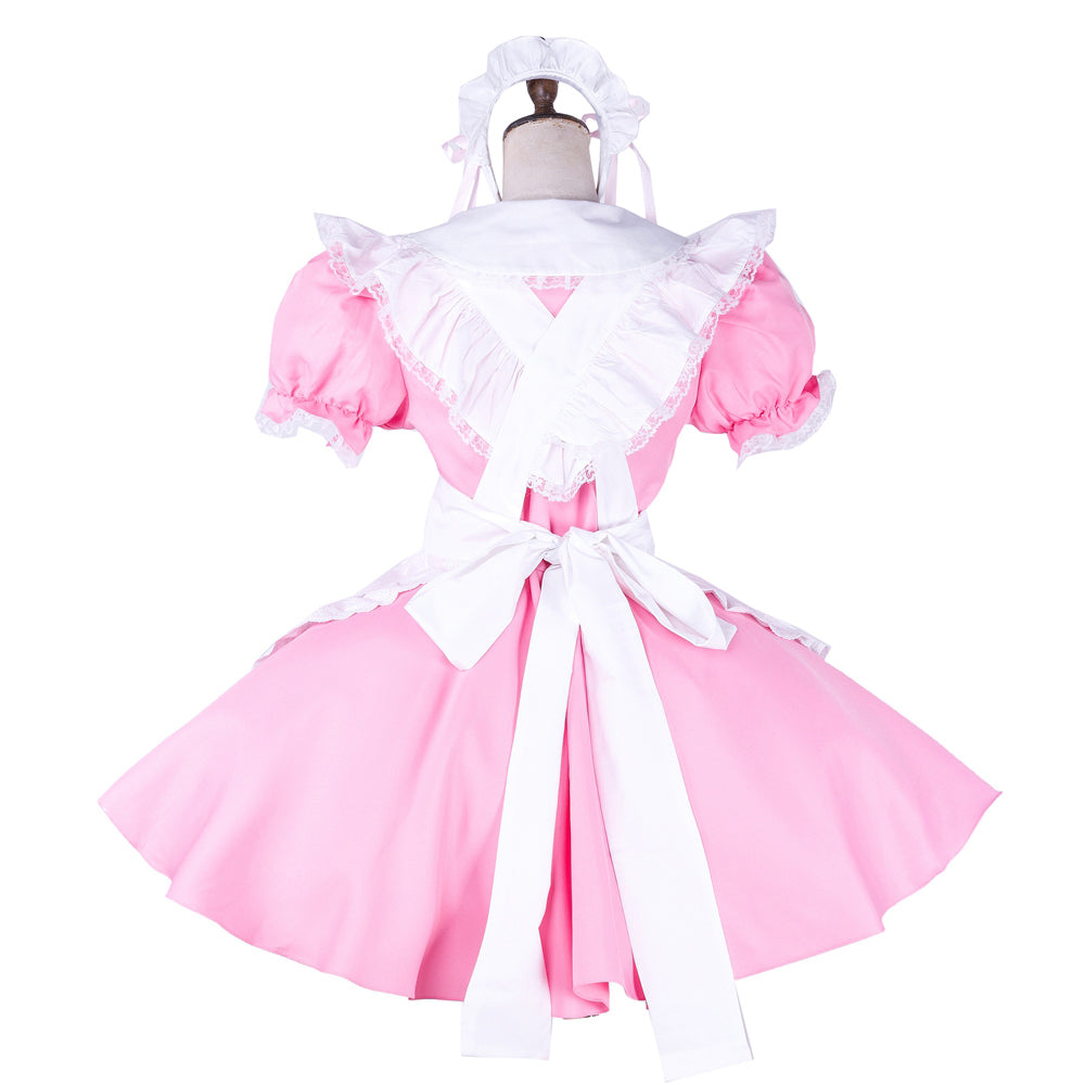 pink cotton dress G1747