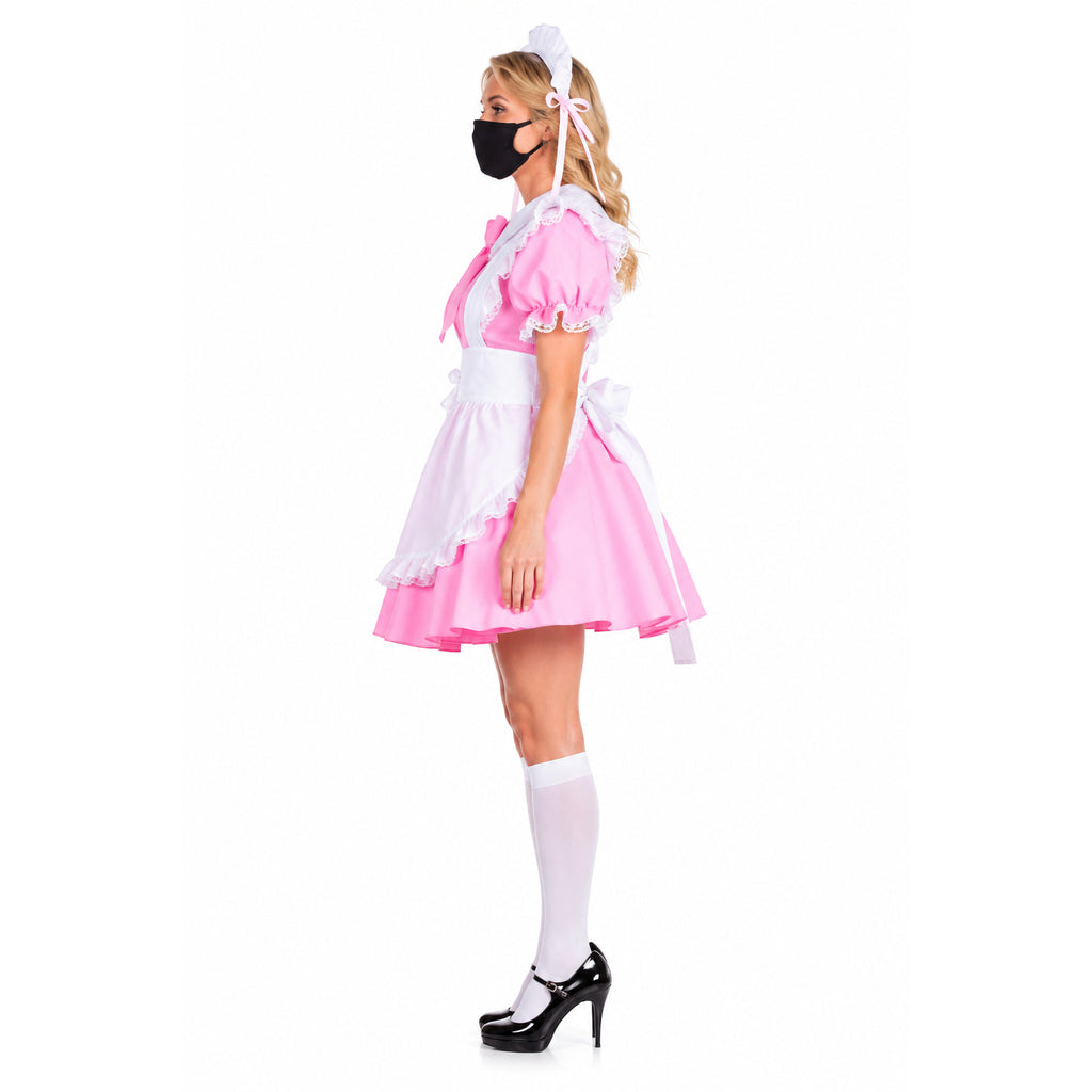 pink cotton dress G1747