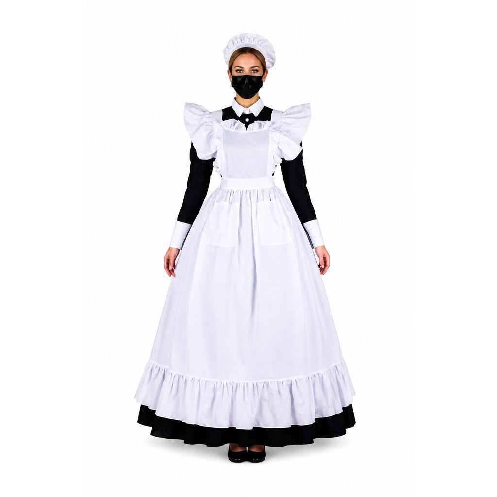 schwarzes Baumwollkleid G1753