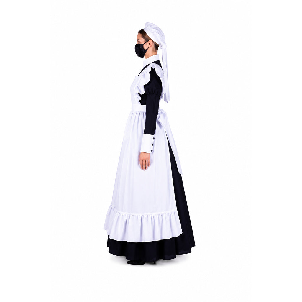schwarzes Baumwollkleid G1753