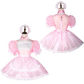pink organza dress G1781